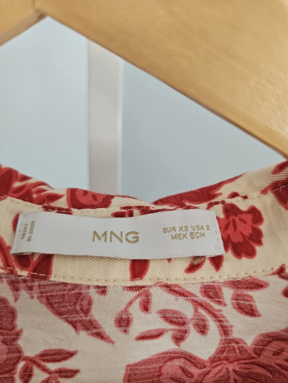 MANGO Women's Floral Wrap Dress Size 2 - Picture 6 of 10